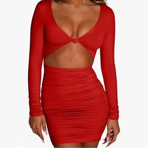 NWOT Bodycon Cutout Dress